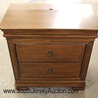  NEW Contemporary â€œPennsylvania House Furnitureâ€ Mahogany Finish 3 Drawer Night Stand with USB Ports and Electrical Outlets

Auction...