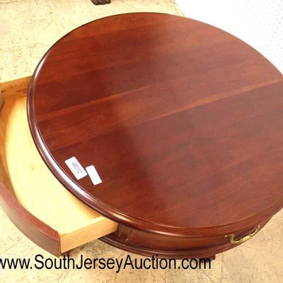  SOLID Cherry â€œPennsylvania House Furnitureâ€ Ball and Claw Chippendale Style Drum Table

Auction Estimate $100-$300 â€“ Located Inside 