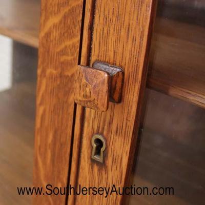  BEAUTIFUL Quartersawn Oak Mission Style 2 Door China Cabinet with Key

Auction Estimate $300-$600 â€“ Located Inside 