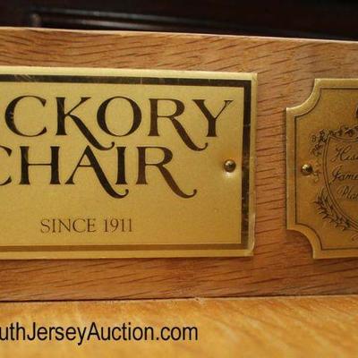  BEAUTIFUL PAIR of CLEAN â€œHickory Chair Companyâ€ Burl Mahogany and Inlaid Drum Tables

Auction Estimate $400-$800 â€“ Located Inside 