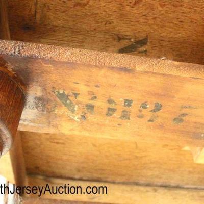  ANTIQUE Oak Square Breakfast Table with 3 Leaves and Nice Carved Legs

Auction Estimate $200-$400 â€“ Located Inside 
