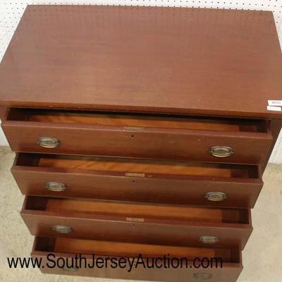  SOLID Mahogany â€œBiggs Furnitureâ€ Sheraton Style Chest

Auction Estimate $300-$600 â€“ Located Inside 
