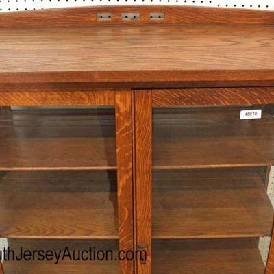  BEAUTIFUL Quartersawn Oak Mission Style 2 Door China Cabinet with Key

Auction Estimate $300-$600 â€“ Located Inside 