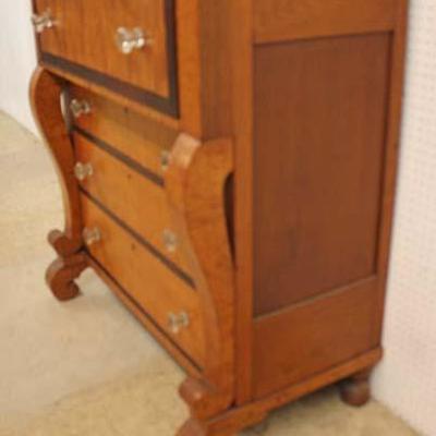  ANTIQUE Birdseye and Cherry Empire Butlers Desk in the Original Finish

Auction Estimate $200-$400 â€“ Located Inside 