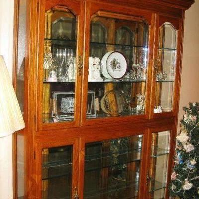 Large double lite curio  BUY IT NOW 245.00