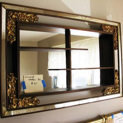 mirror frame shadow box  BUY IT NOW  $ 65.00