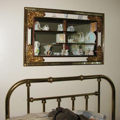 Mirror shadow box   BUY IT NOW $ 35.00  
 brass head board   full size   BUY IT NOW  $  65.00
