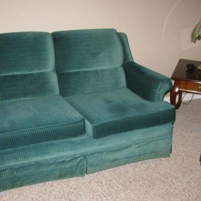 green love seat   BUY IT NOW $ 95.00