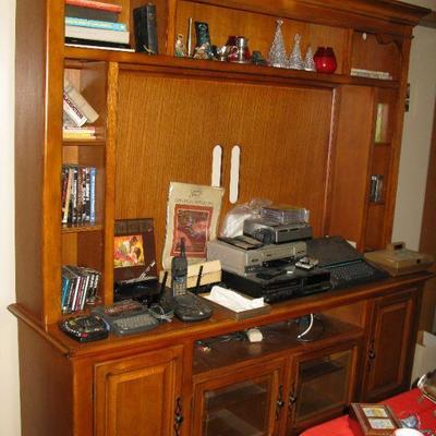 large entertainment center  BUY IT NOW $ 145.00