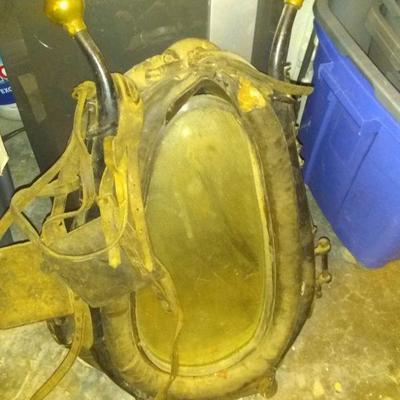 Antique Horse Collar/Game mirror