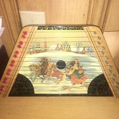 Vintage lap harp