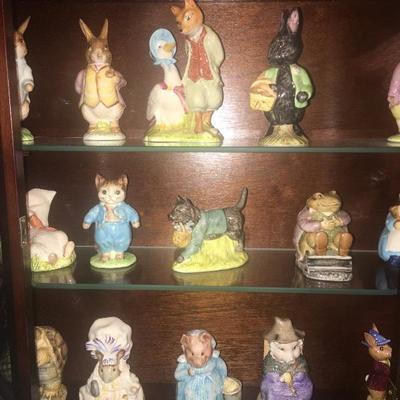 Large collection of "Royal Albert" and "Beatrix Potter" collectible figurines!