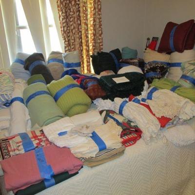 We have lots of wonderful linens to choose from!  Take your pick!