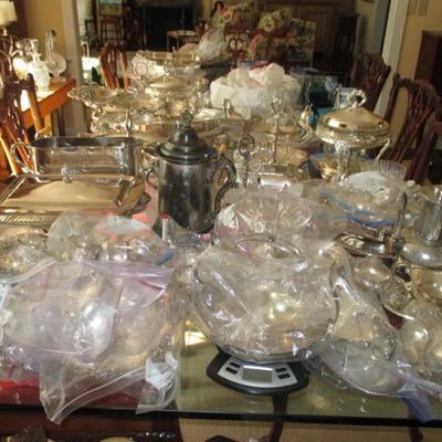 Tons Silver Plate & Silver 