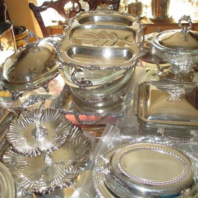 Tons Silver Plate & Silver 