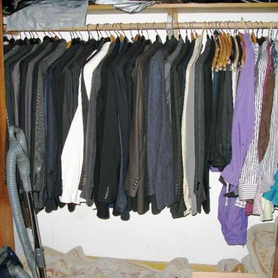 Mens' suits are 40 & 42 some long, Waist on pants 38