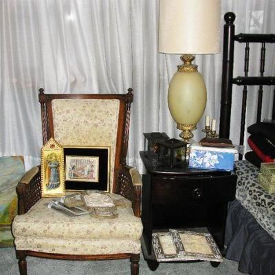 BUY IT NOW NIGHT STAND $ 38.00    AND VINTAGE CHAIR  BUY IT NOW $ 75.00