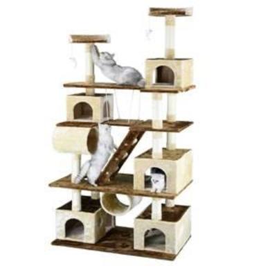 Go Pet Club Huge 87.5 in. Cat Tree Condo House Furniture