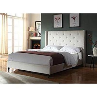 Best Master Furniture Cal King wing back bed