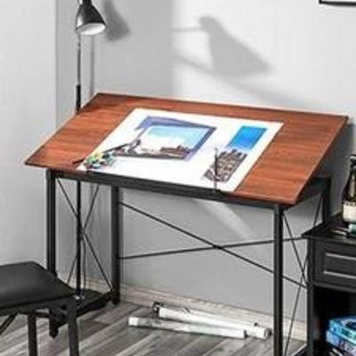 48 Drawing Table - Black