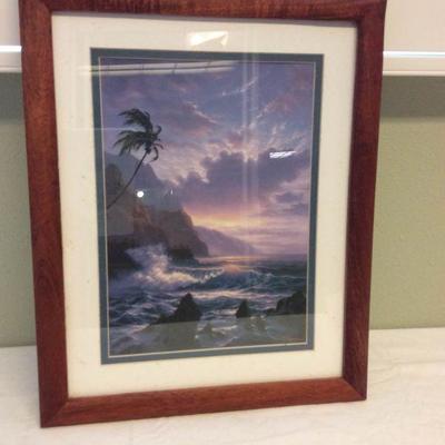 MVP061 Roy Tabora Print in Koa Frame