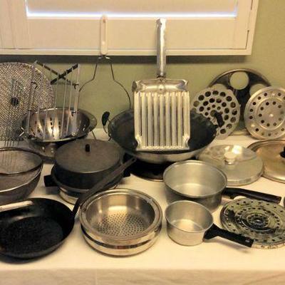 MVP059 Wok, Pots, Strainers & More