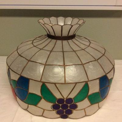 MVP065 Vintage Capiz Shell Hanging Lamp 