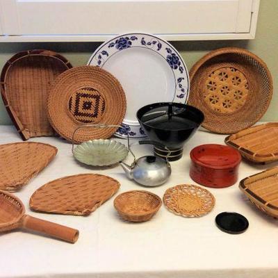MVP060 Japanese Melamine Lacquer Ware, Teapot, Baskets & More!