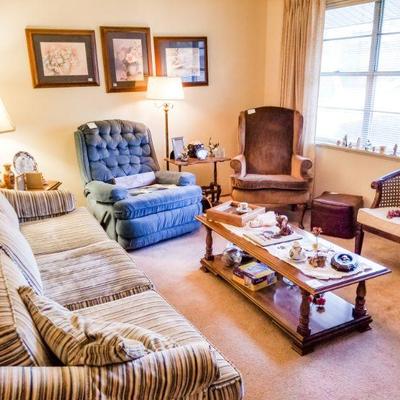 Lovely vintage wingback chair
