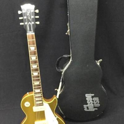 GGG012 Gibson Les Paul Gold Top with P-90 Pickups