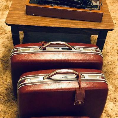 Vintage luggage.