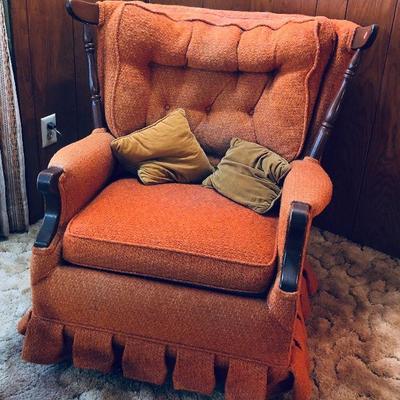 Wing back and recliner chairs.