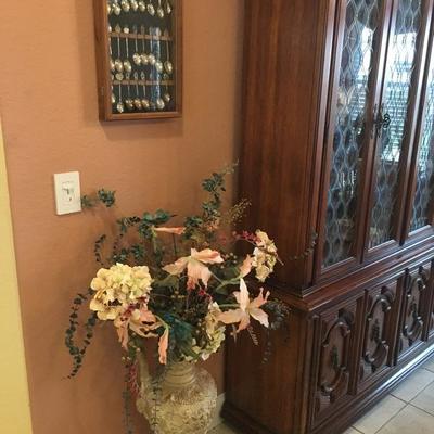 cherub floor vase  