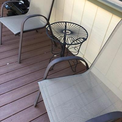 Each chair $25 
Side table $30 