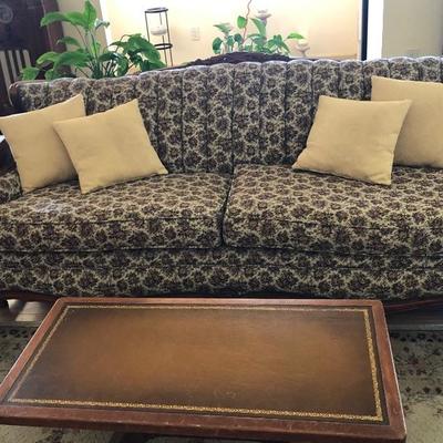 Antique couch was recently recovered for $900 : OUR PRICE $500 OBO 

Coffee table $45 