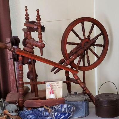 Ashford vintage spinning wheel  BUY IT NOW $ 125.00