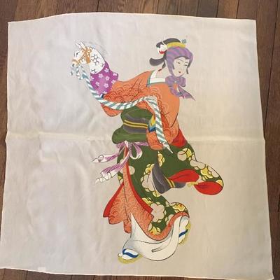 Beautiful Japanese silk scarves