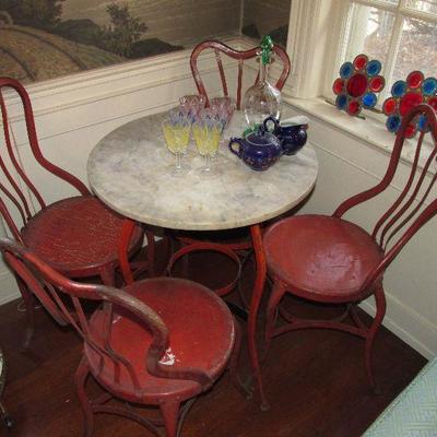 Vintage cafe set