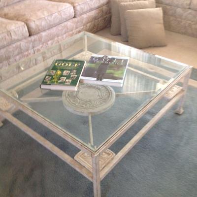 coffee table and 3 side tables