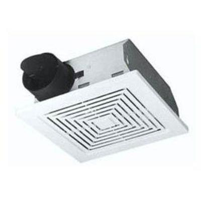 Broan Model 670 Ventilation Fan, 50 CFM 3.5 Sones, White Grille