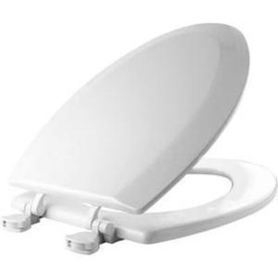 Church White Wood Elongated Toilet Seat