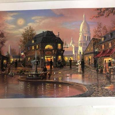 https://www.ebay.com/itm/124135533193 Cma2002: Kenneth Shotwell ""Paris Interlude- Fall"" Signed and #/2250 $90...