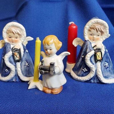 Lot 101: 3 Vintage Goebel Angels $45