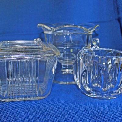 Lot 120: 3 Pieces Glass   $24