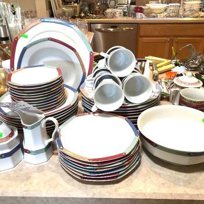 Christopher Stuart Diamond Optic Dinnerware