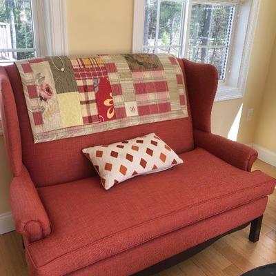 $265 Newly Upholstered Loveseat 
