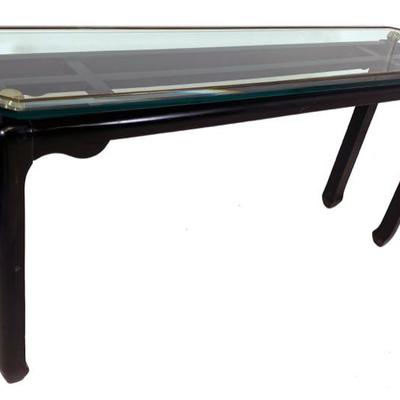 MING STYLE TABLE GLASS TOP TABLE $50