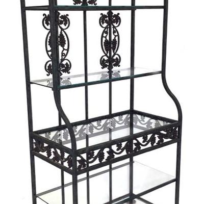 METAL DECORATIVE BAKERS RACK $70