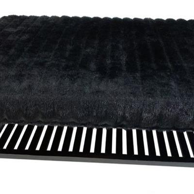 BAKER BENCH UPHOLSTERED IN FAUX FUR $115