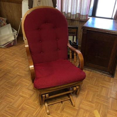 Platform rocker. The footstool is also with it!